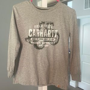 Carhartt Boys long sleeve tshirt. Medium 10-12